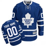 Reebok Toronto Maple Leafs Men's Royal Blue Authentic Home Customized Jersey