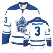 Reebok Toronto Maple Leafs NO.3 Dion Phaneuf Women's Jersey (White Authentic Third)