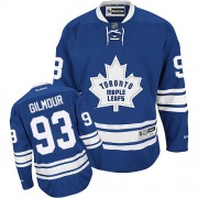 Reebok Toronto Maple Leafs NO.93 Doug Gilmour Men's Jersey (Royal Blue Premier New Third)