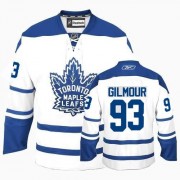 Reebok Toronto Maple Leafs NO.93 Doug Gilmour Men's Jersey (White Authentic Third)