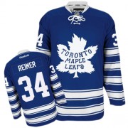 Reebok Toronto Maple Leafs NO.34 James Reimer Men's Jersey (Royal Blue Authentic 2014 Winter Classic)