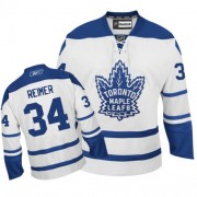 Reebok Toronto Maple Leafs NO.34 James Reimer Men's Jersey (White Authentic Third)