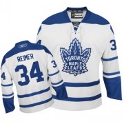 Reebok Toronto Maple Leafs NO.34 James Reimer Youth Jersey (White Authentic Third)