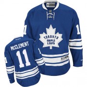 Reebok Toronto Maple Leafs NO.11 Jay McClement Men's Jersey (Royal Blue Authentic New Third)