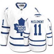 Reebok Toronto Maple Leafs NO.11 Jay McClement Men's Jersey (White Authentic Away)