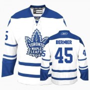 Reebok Toronto Maple Leafs NO.45 Jonathan Bernier Men's Jersey (White Authentic Third)