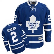 Reebok Toronto Maple Leafs NO.2 Luke Schenn Men's Jersey (Royal Blue Authentic Home)