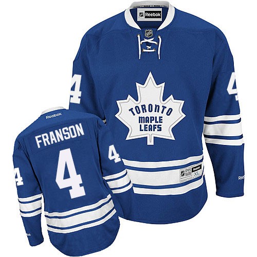 Reebok Toronto Maple Leafs NO.4 Cody Franson Men's Jersey (Royal Blue Authentic New Third)