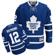 Reebok Toronto Maple Leafs NO.12 Mason Raymond Men's Jersey (Royal Blue Premier Home)