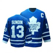 CCM Toronto Maple Leafs NO.13 Mats Sundin Men's Jersey (Royal Blue Premier Throwback)