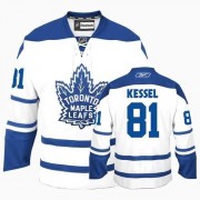 Reebok Toronto Maple Leafs NO.81 Phil Kessel Youth Jersey (White Authentic Third)
