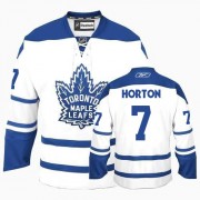 Reebok Toronto Maple Leafs NO.7 Tim Horton Men's Jersey (White Authentic Third)
