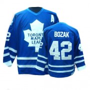 CCM Toronto Maple Leafs NO.42 Tyler Bozak Men's Jersey (Royal Blue Authentic Throwback)