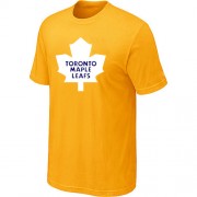 Toronto Maple Leafs Mens Team Logo Short Sleeve T-Shirt - Yellow