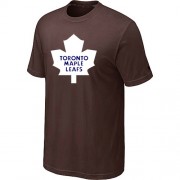 Toronto Maple Leafs Mens Team Logo Short Sleeve T-Shirt - Brown