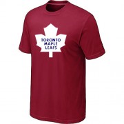 Toronto Maple Leafs Mens Team Logo Short Sleeve T-Shirt - Red