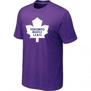 Toronto Maple Leafs Mens Team Logo Short Sleeve T-Shirt - Purple