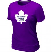 Toronto Maple Leafs Women's Team Logo Short Sleeve T-Shirt - Purple