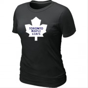 Toronto Maple Leafs Women's Team Logo Short Sleeve T-Shirt - Black