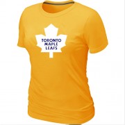 Toronto Maple Leafs Women's Team Logo Short Sleeve T-Shirt - Yellow