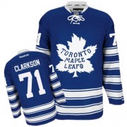 Reebok Toronto Maple Leafs NO.71 David Clarkson Men's Jersey (Royal Blue Authentic 2014 Winter Classic)