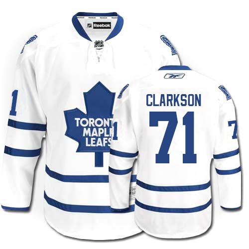 Reebok Toronto Maple Leafs NO.71 David Clarkson Men's Jersey (White Premier Away)